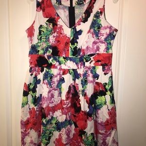 Floral print dress